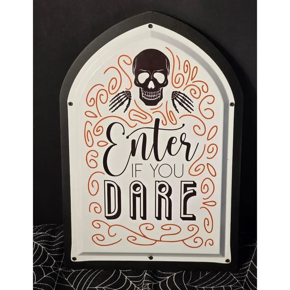 Decocrated Halloween‎ Home Decor Bundle Unisex OS Black Orange White Spooky Goth